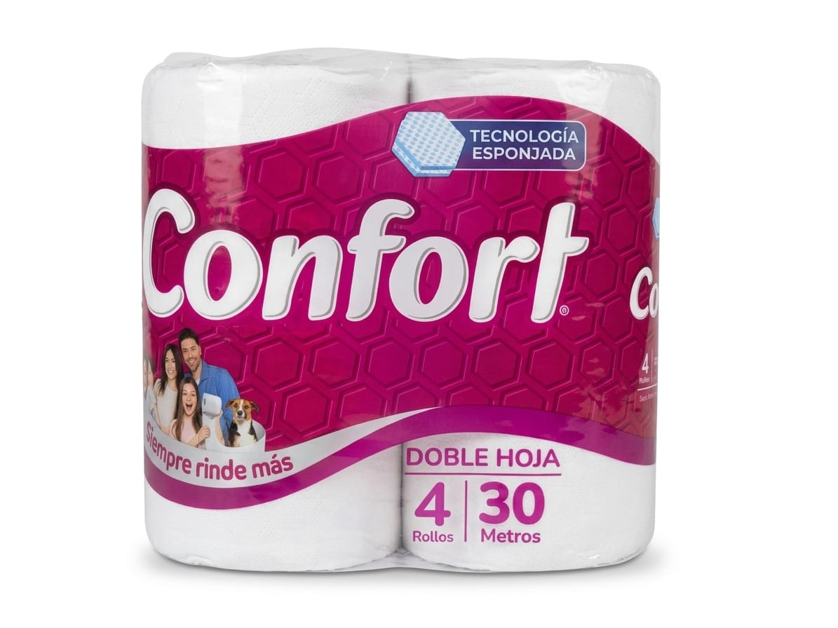 PAPEL HIGENICO CONFORT 4x30