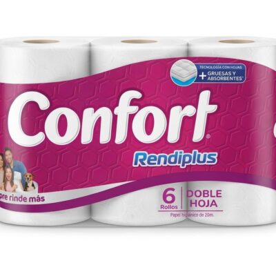 PAPEL HIGENICO CONFORT 6x20