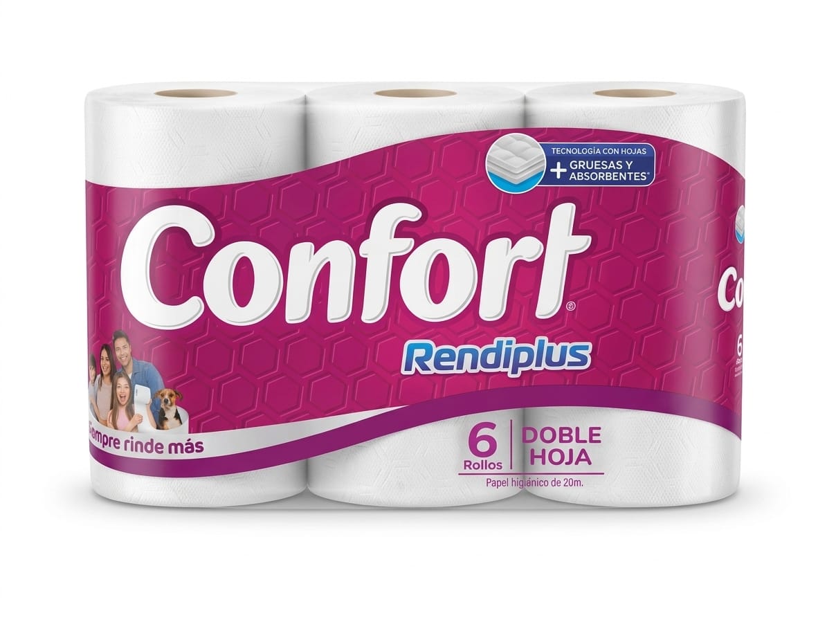 PAPEL HIGENICO CONFORT 6x20