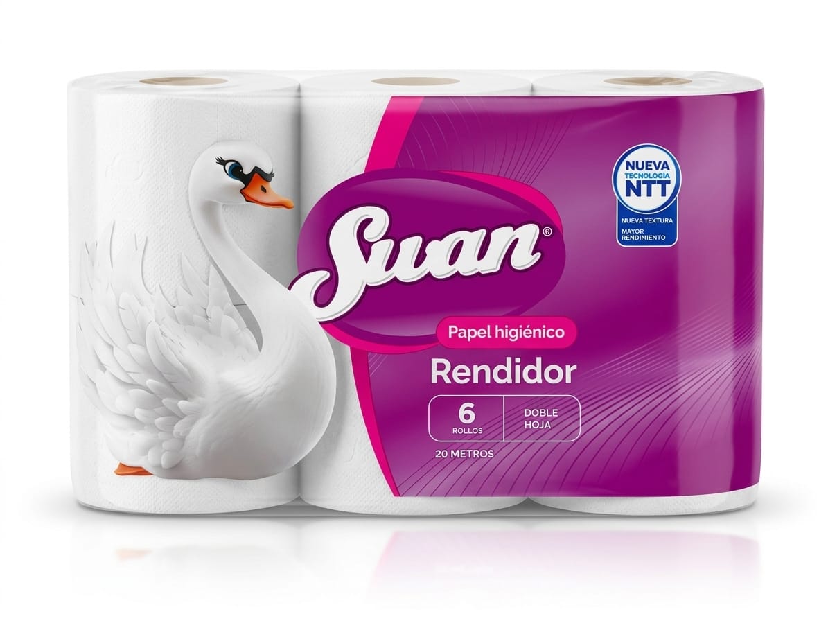 PAPEL HIGENICO SWAN 6x20