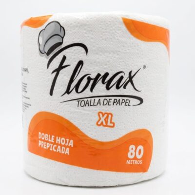 TOALLA PAPEL FLORAX XL 80M
