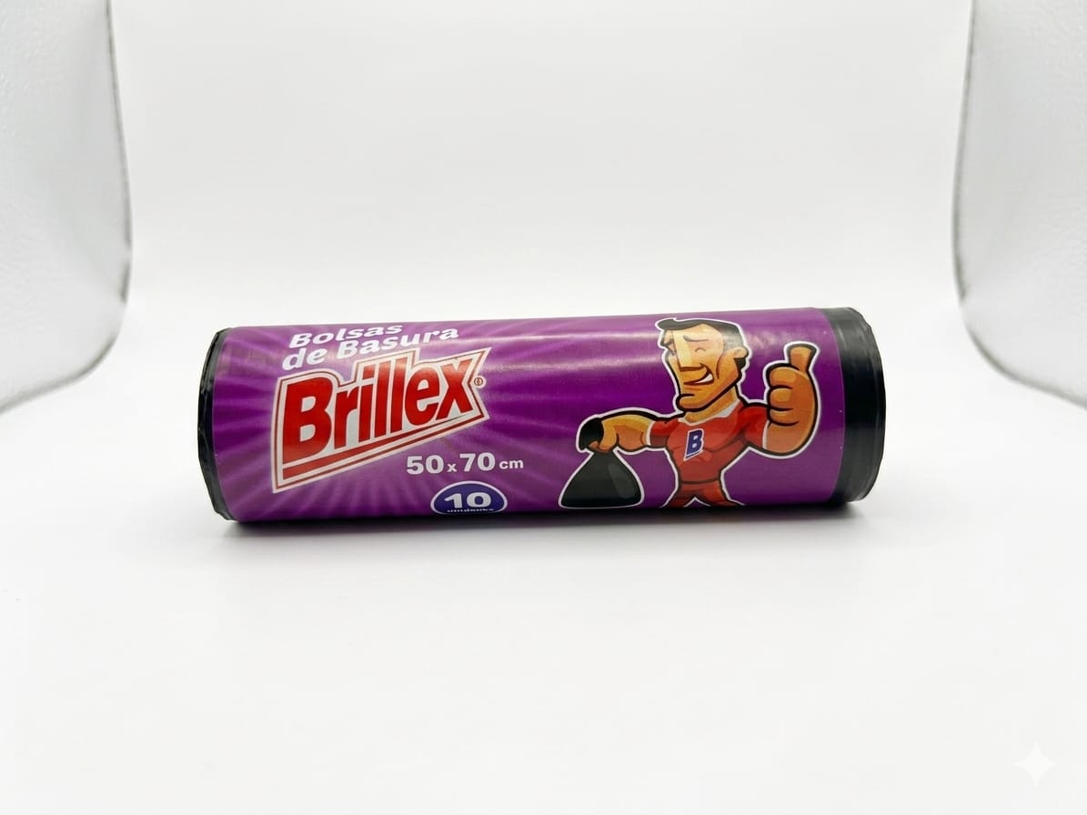 BOLSA DE BASURA BRILLEX 50x70 (10U)