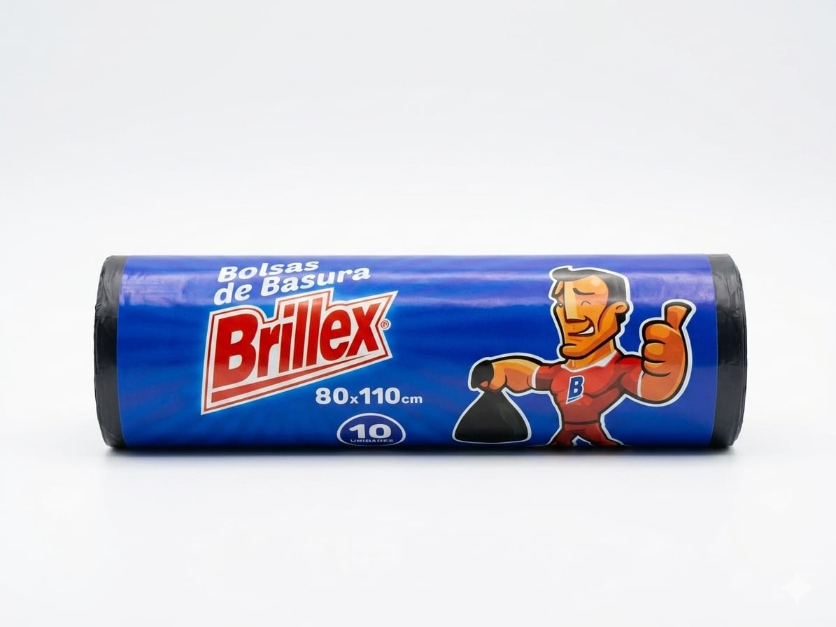 BOLSA DE BASURA BRILLEX 80x110 (10U)