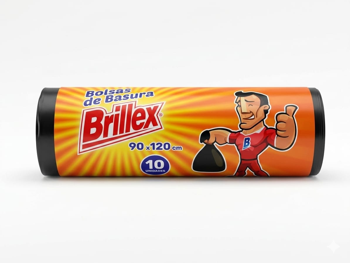 BOLSA DE BASURA BRILLEX 90x120 (10U)